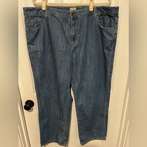 L.L.Bean 20W Classic Fit Denim Jeans - EUC